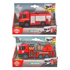 Dickie - Brandweer Redder Assortiment Met Lichten En Geluiden Speelvoertuigen