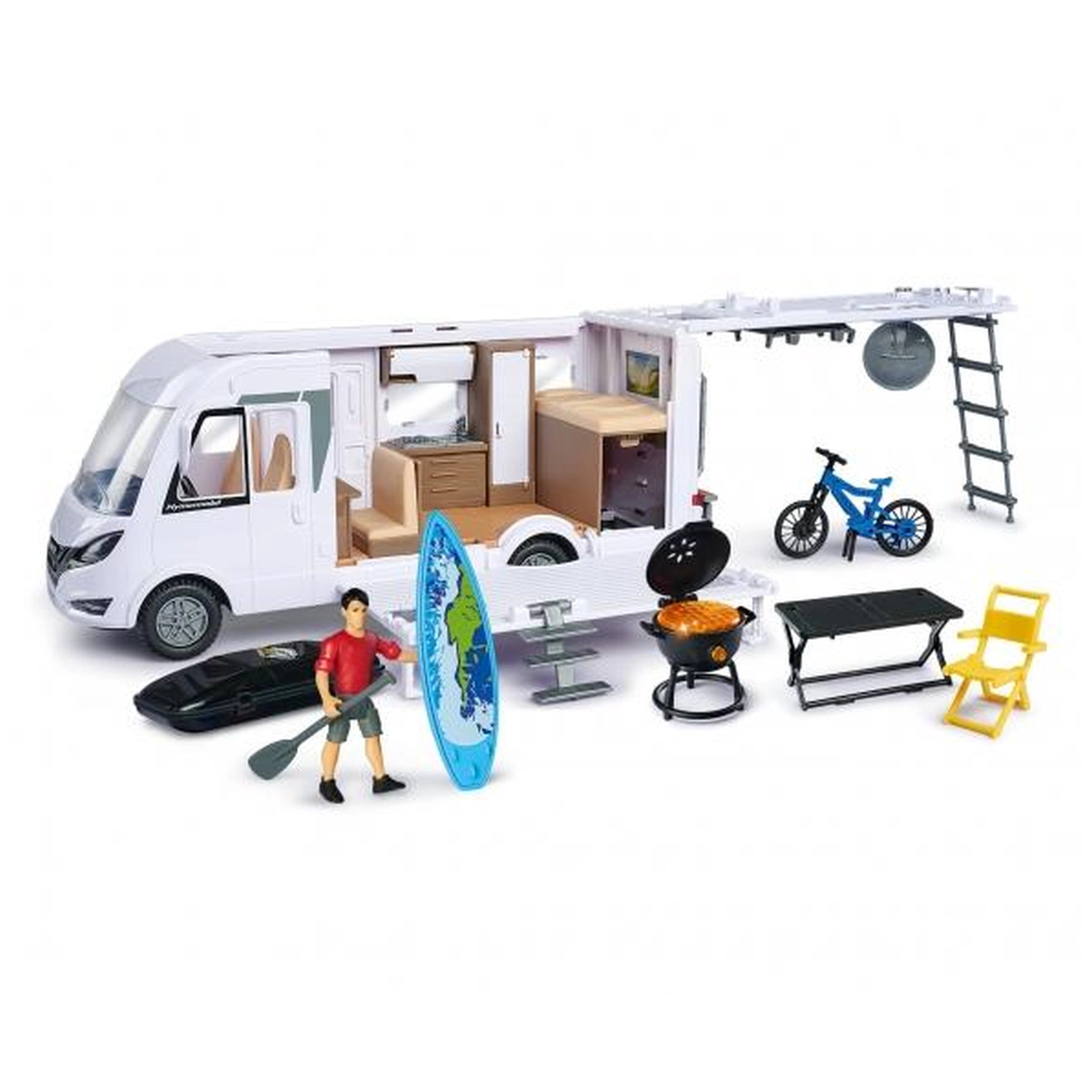 Dickie - Hymer Camper Pop Up Set Speelvoertuigen