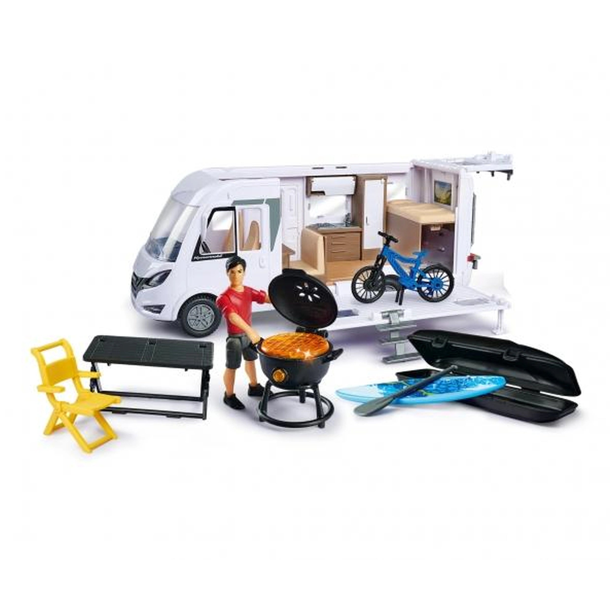 Dickie - Hymer Camper Pop Up Set Speelvoertuigen