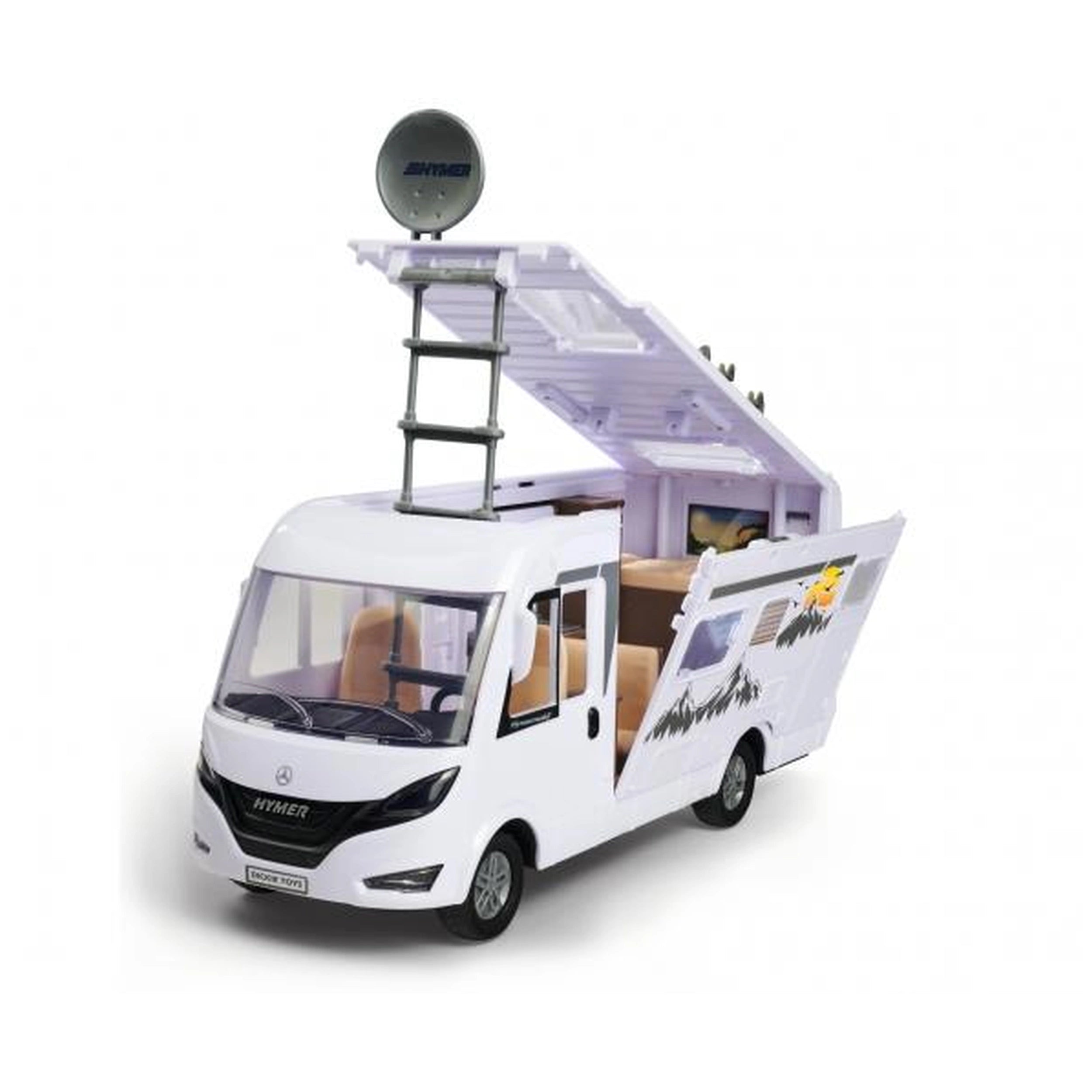 Dickie - Hymer Camper Pop Up Set Speelvoertuigen