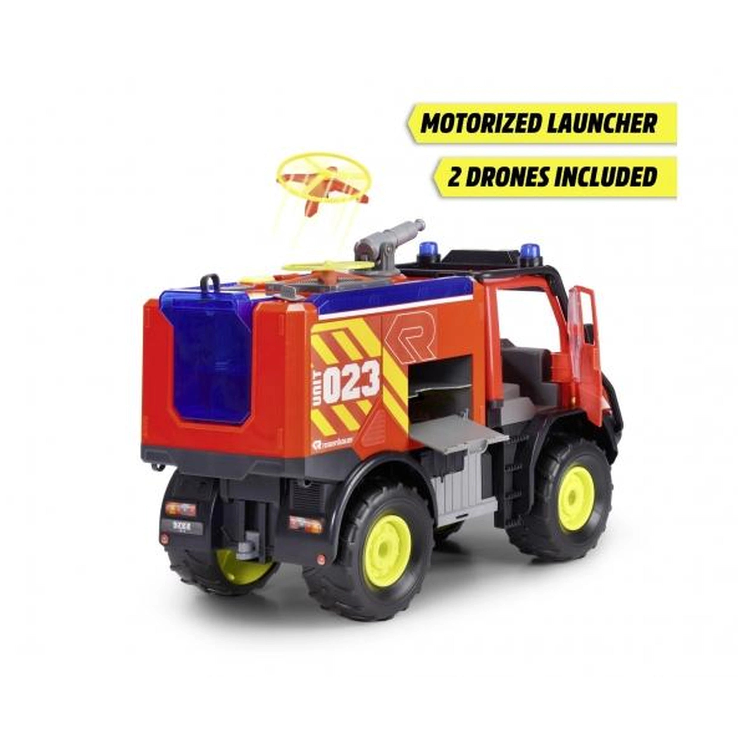 Dickie - Mercedes-Benz Unimog U530 Brandweer met Lichten en Geluiden Speelvoertuigen
