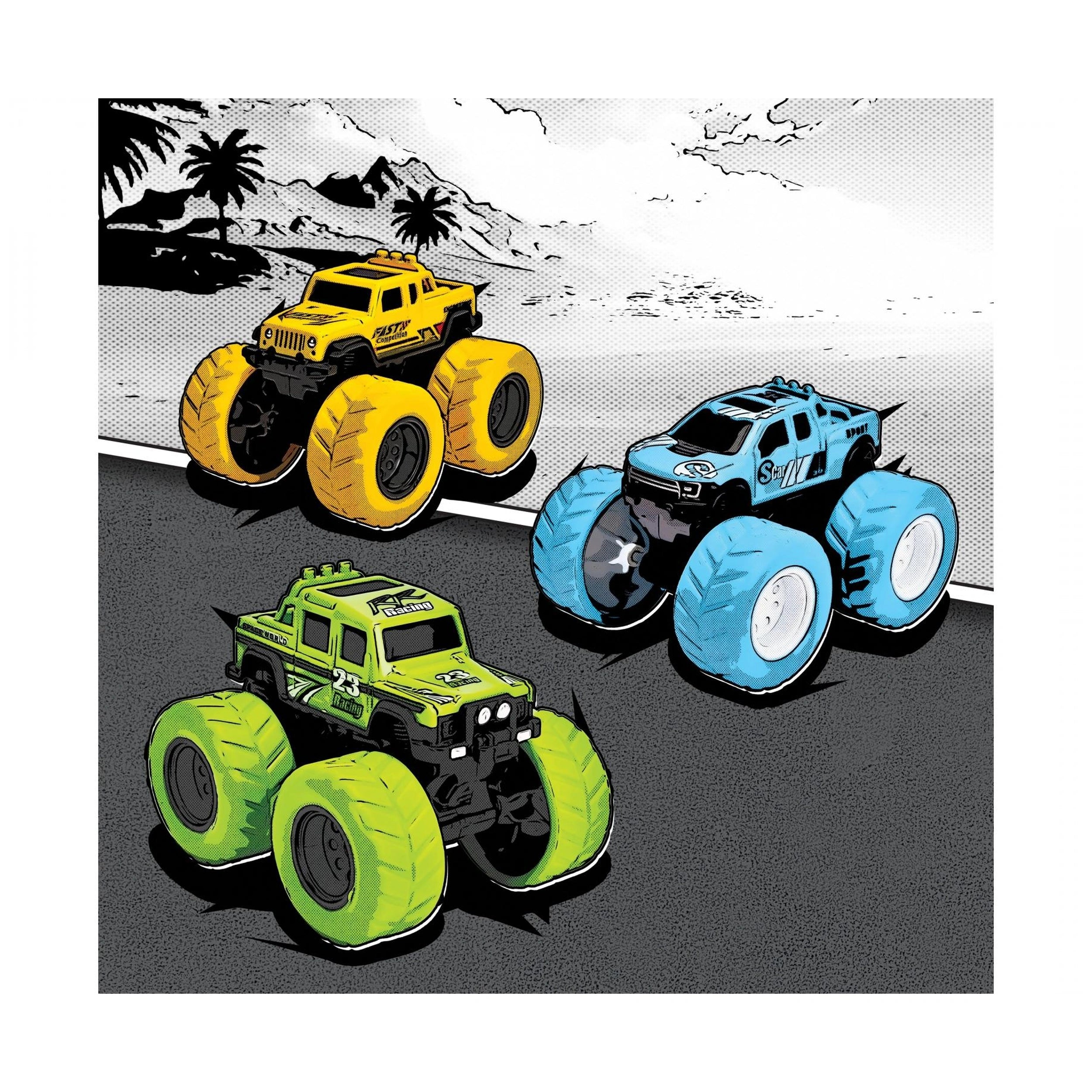 Dickie - Monster Truck Play Vehicle - Assorted