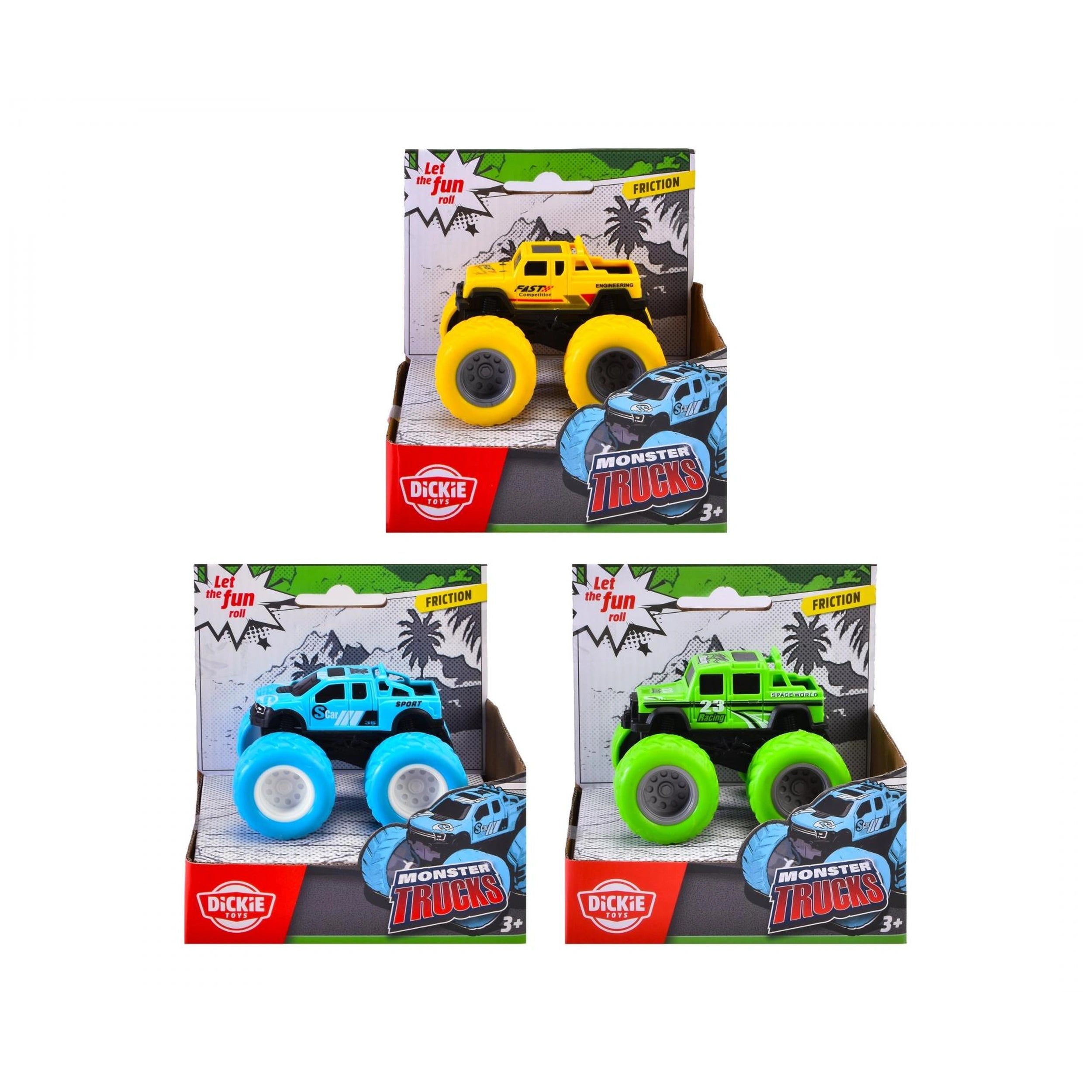 Dickie - Monster Truck Play Vehicle - Assorted