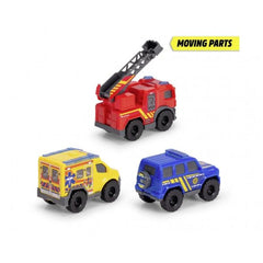 Dickie - Sos Team Set 3 Stuks Pack Speelvoertuigen