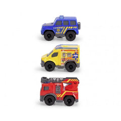 Dickie - Sos Team Set 3 Stuks Pack Speelvoertuigen