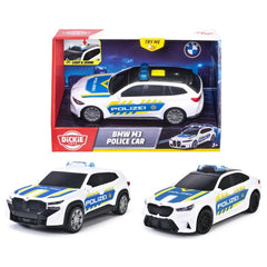 Dickie - Speelvoertuigen - BMW Politiewagen - 15cm Licht & Geluid - 3-5 Jaar