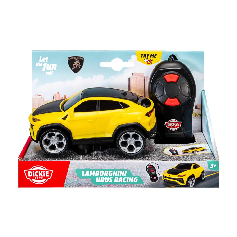 Dickie - Lamborghini Urus Racing Speelauto - Speelvoertuigen - 3 Jaar - 56410595