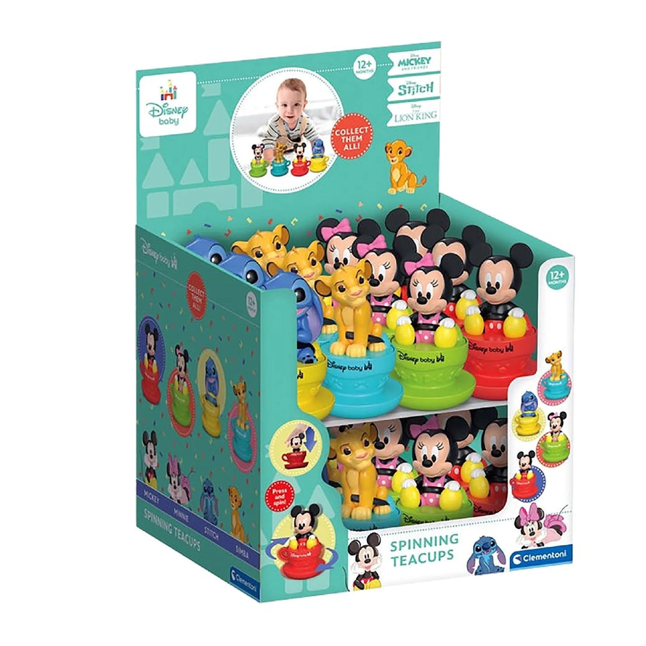 Disney Baby - Disney Draaiende Theekopjes Carrousel Figuren Speelsets
