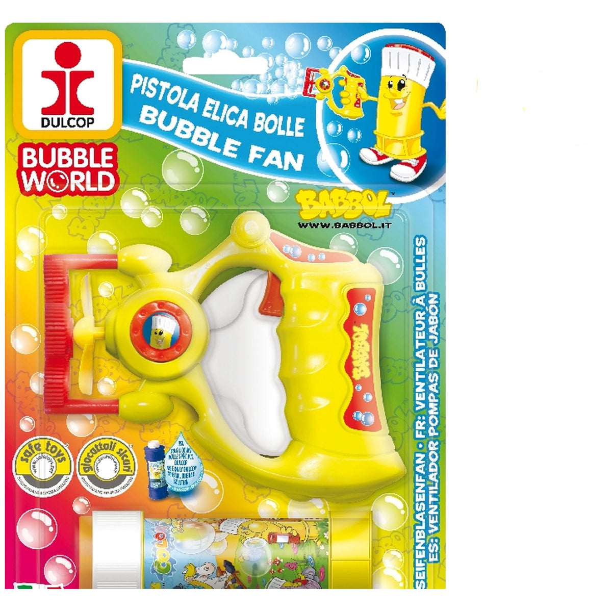 Dulcop- Babbol Bubble Fun Gun 60 Ml - Buitenspeelgoed