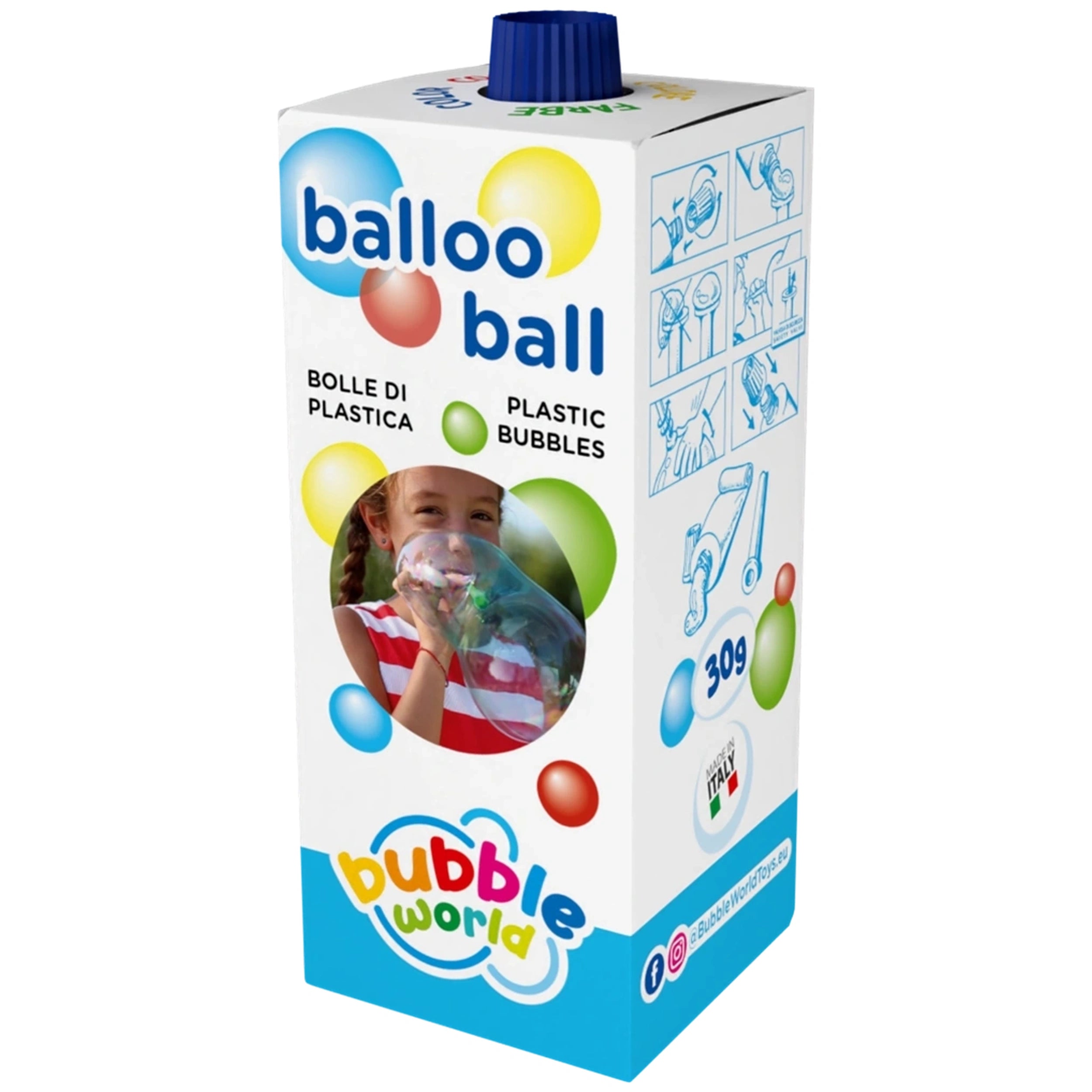 Dulcop - Balloo Balls Plastic Bubbles - Buitenspeelgoed