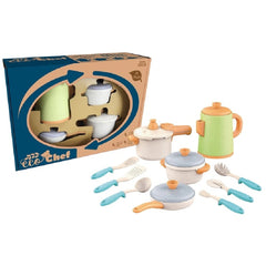 Eco Chef - 14-delige Duurzame Kookpan Set - Doen alsof Beroepen & Rollenspel
