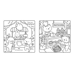 Edizioni del Borgo - Coccole di Natale - Cozy Coloring - Book Age: +3 - +6 - EDB59593A - Italian Edition