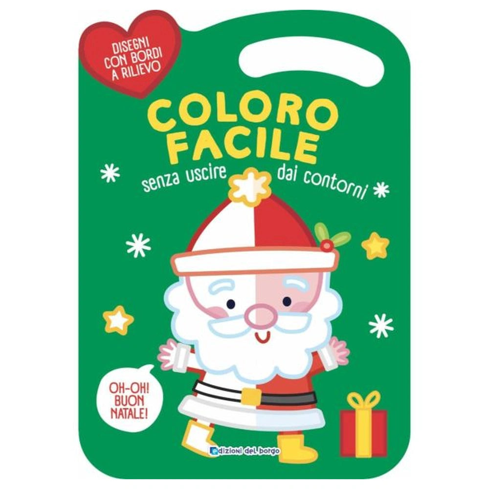 Edizioni del Borgo - Coloro facile Senza Uscire dai Contorni - Natale - Book Age: +3 - +6 - EDB56747A - Italian Edition