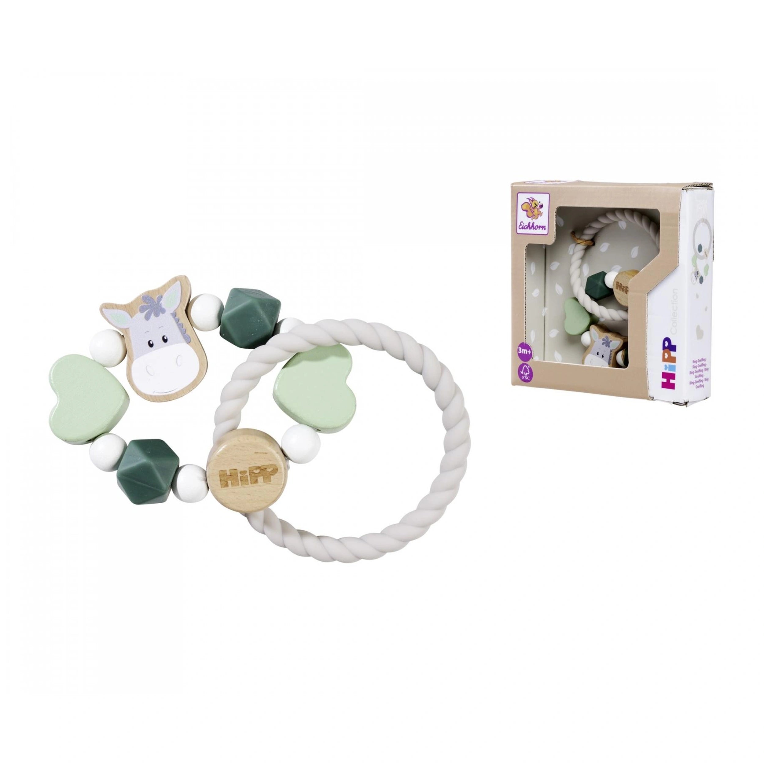Eichhorn - Baby HiPP Grapper met Ring - Baby Activiteit Speelgoed - Baby Activiteit Speelgoed