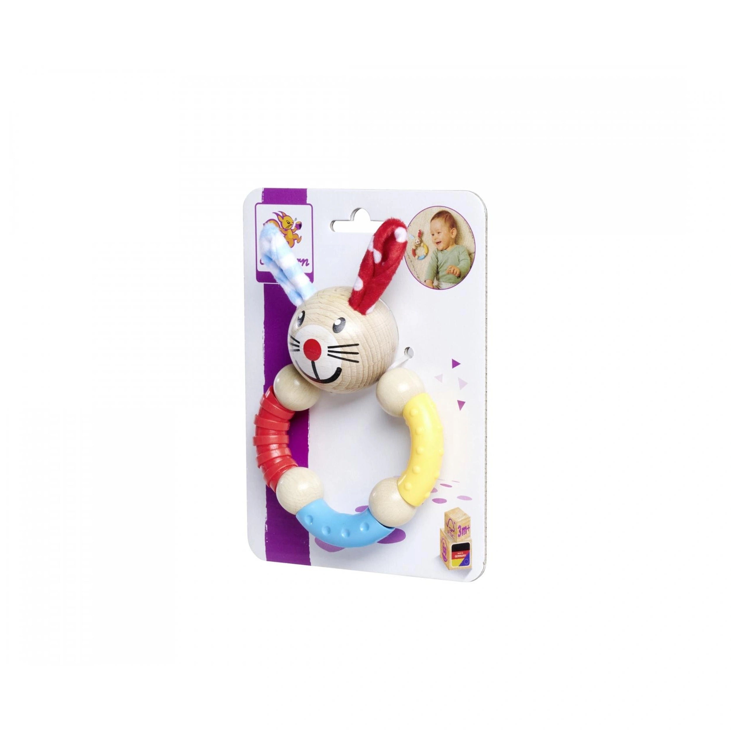 Eichhorn - Baby Teething Ring Rabbit Made of Wood - Pacifiers & Teethers - Pacifiers & Teethers