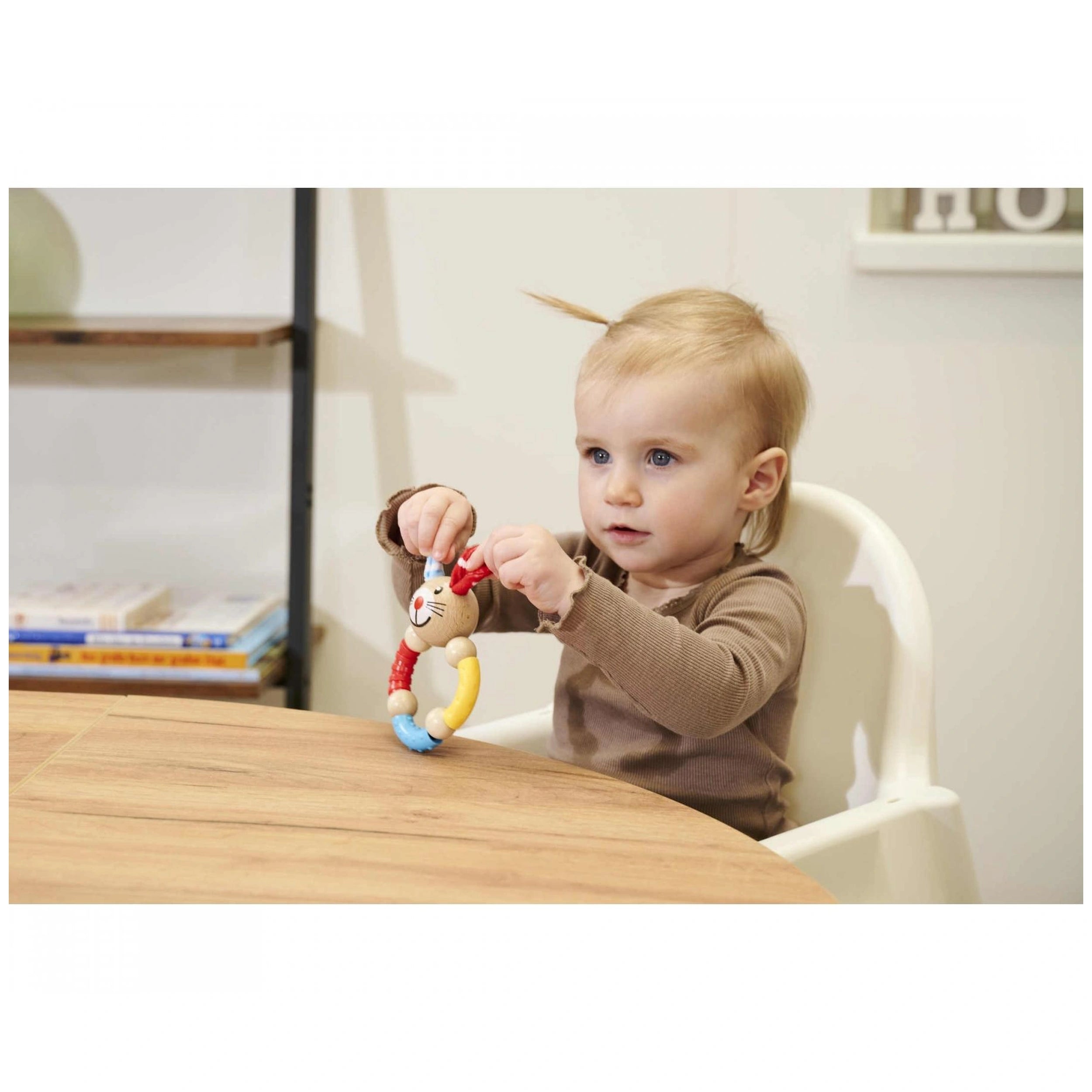 Eichhorn - Baby Teething Ring Rabbit Made of Wood - Pacifiers & Teethers - Pacifiers & Teethers