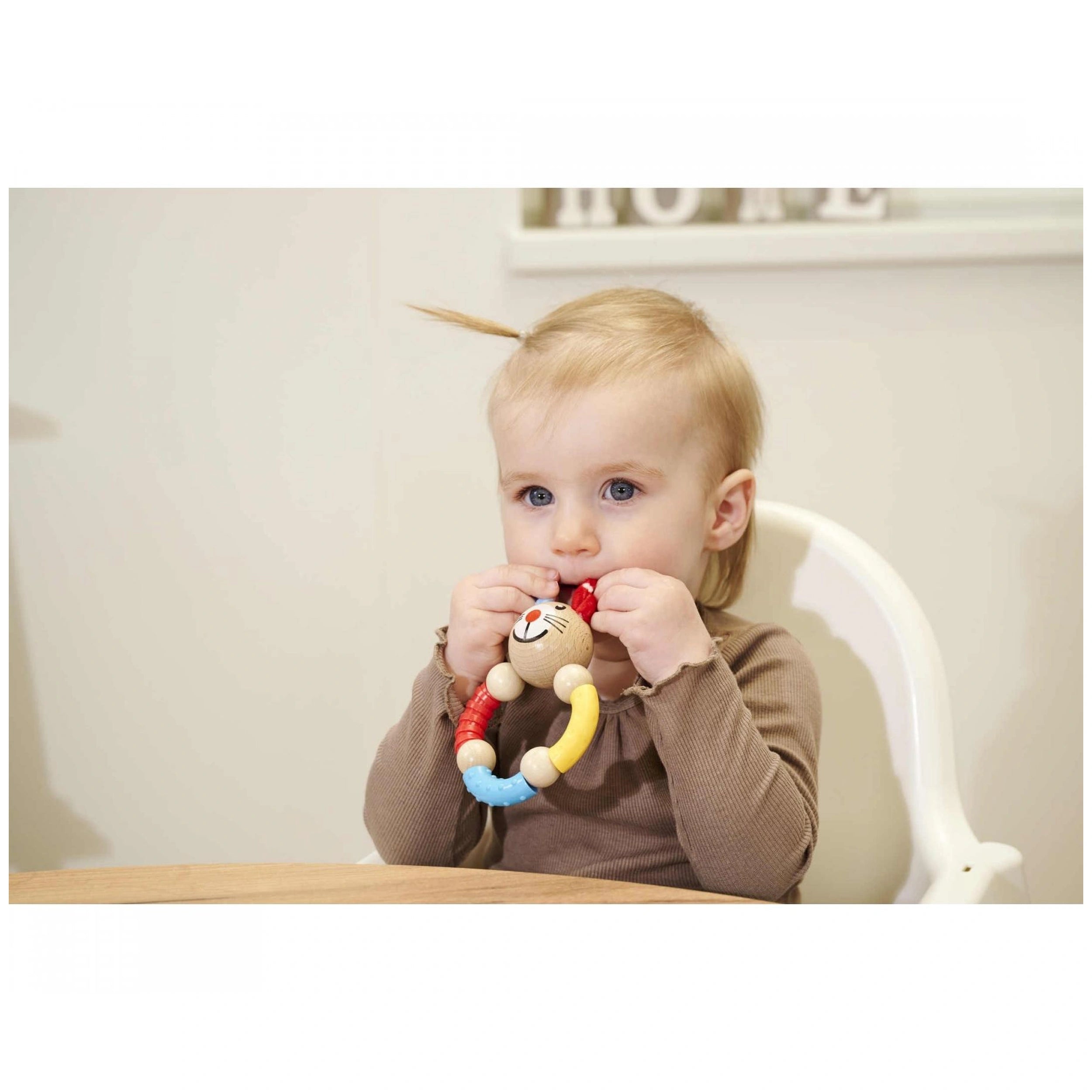Eichhorn - Baby Teething Ring Rabbit Made of Wood - Pacifiers & Teethers - Pacifiers & Teethers