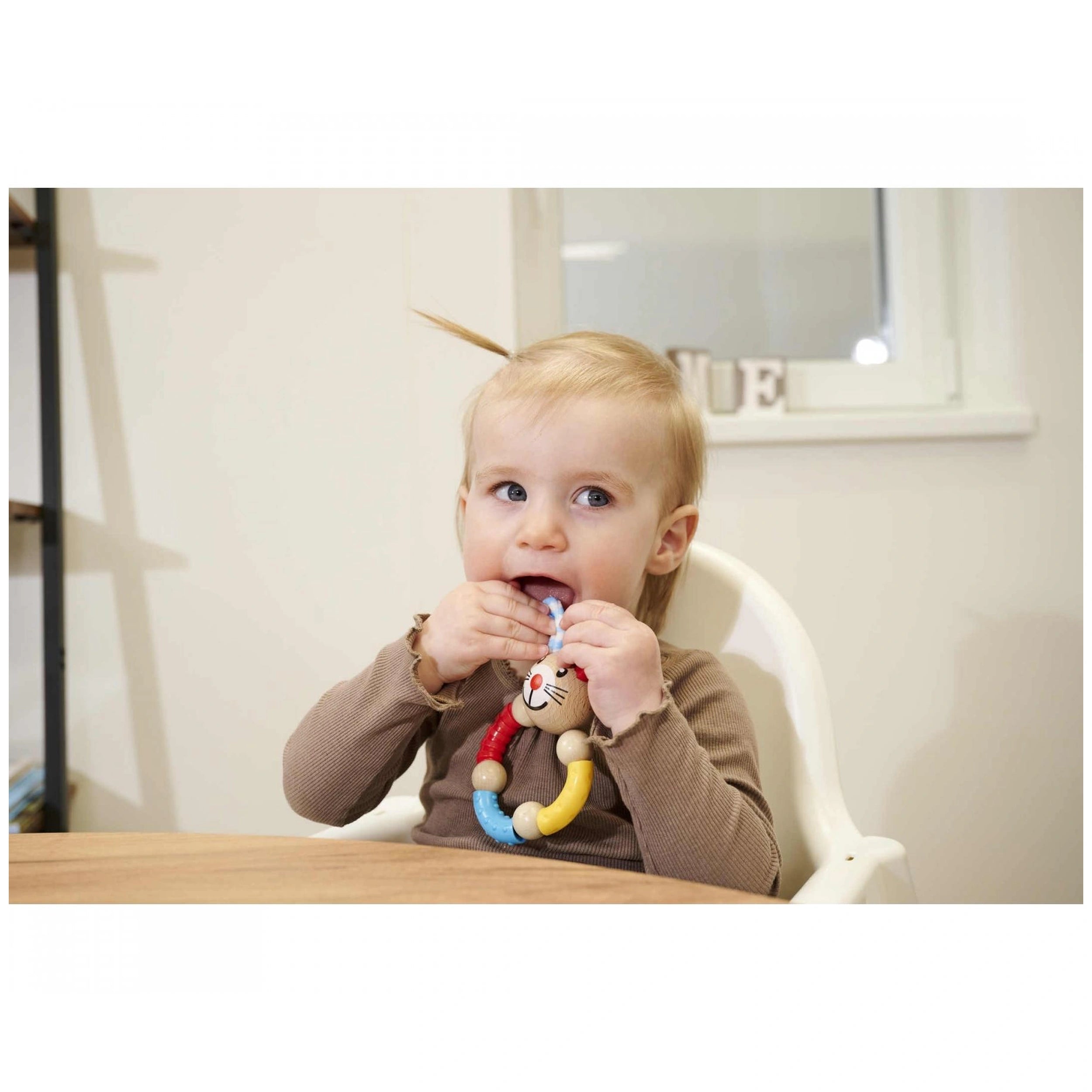 Eichhorn - Baby Teething Ring Rabbit Made of Wood - Pacifiers & Teethers - Pacifiers & Teethers