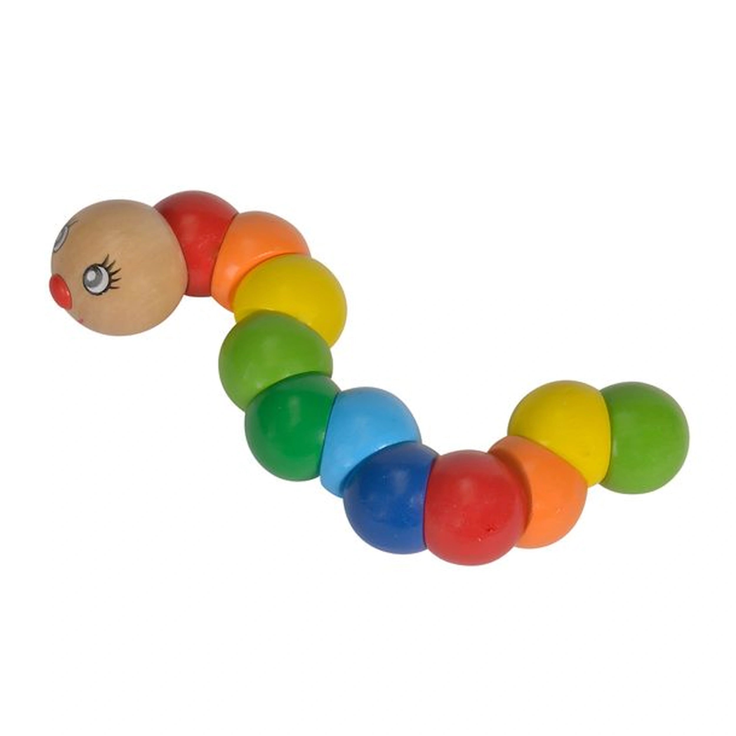 Eichhorn - Houten Baby Rups - Fopspenen & Bijtringen