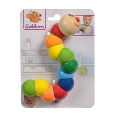 Eichhorn - Houten Baby Rups - Fopspenen & Bijtringen