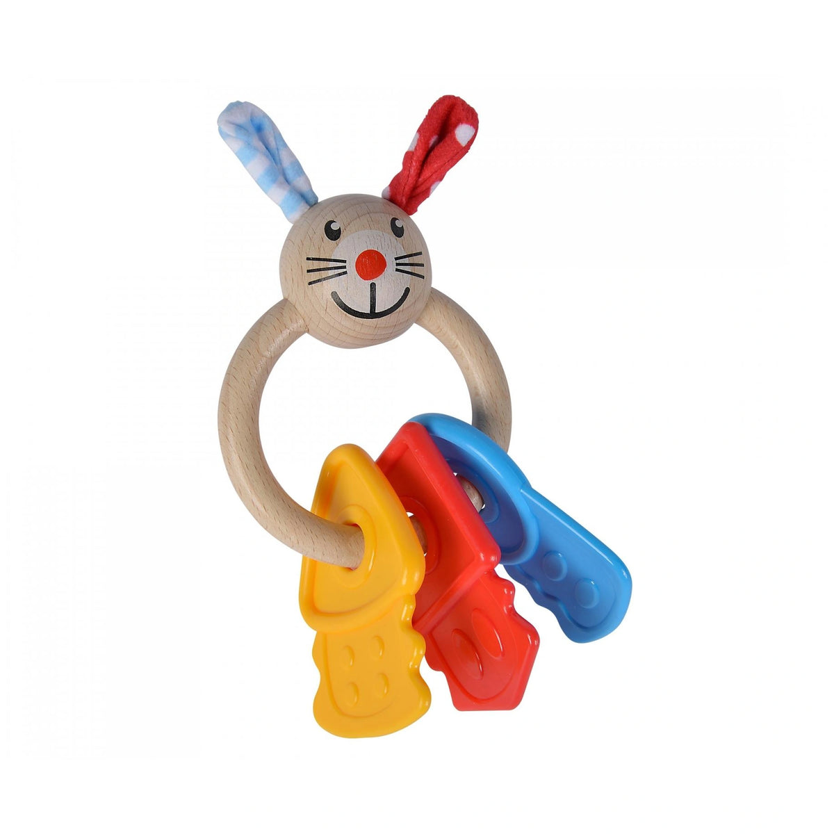 Eichhorn - Baby Wooden Teething Ring Rabbit - Pacifiers & Teethers
