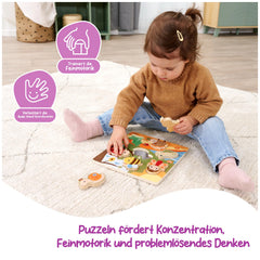 Eichhorn - Bee-Happy-Sensory-Puzzel - Educatief-Speelgoed