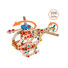 Eichhorn - 2 - in - 1 Helicopter en Schip Bouwset - 5 Jaar - 58701369