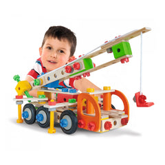 Eichhorn - Constructor 4 in 1 Kraanwagen - 170 Stuks - Bouwset Speelgoed - Bouwset Speelgoed