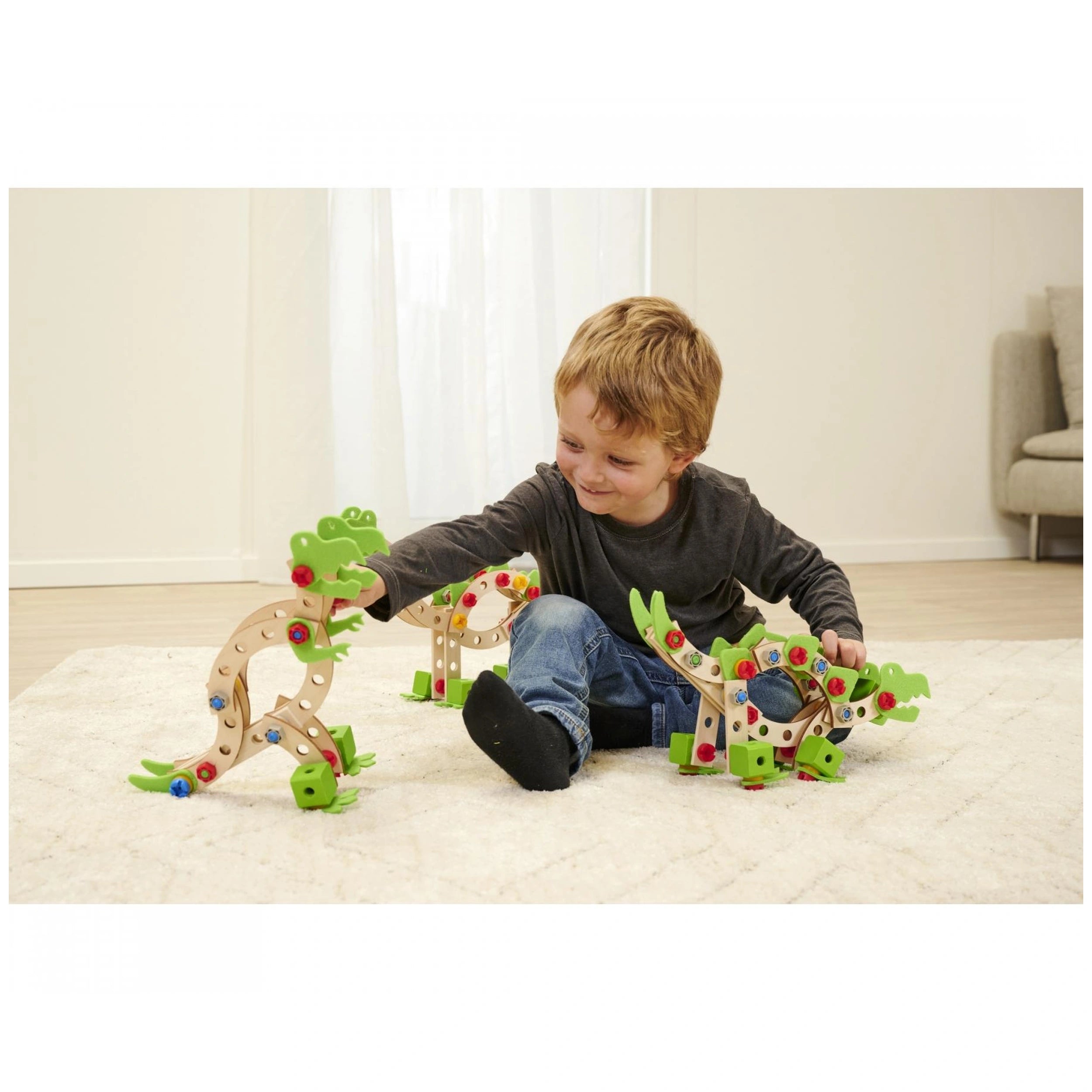 Eichhorn - Constructor Dinosaur - 100 Stuks - Bouwset Speelgoed - Bouwset Speelgoed
