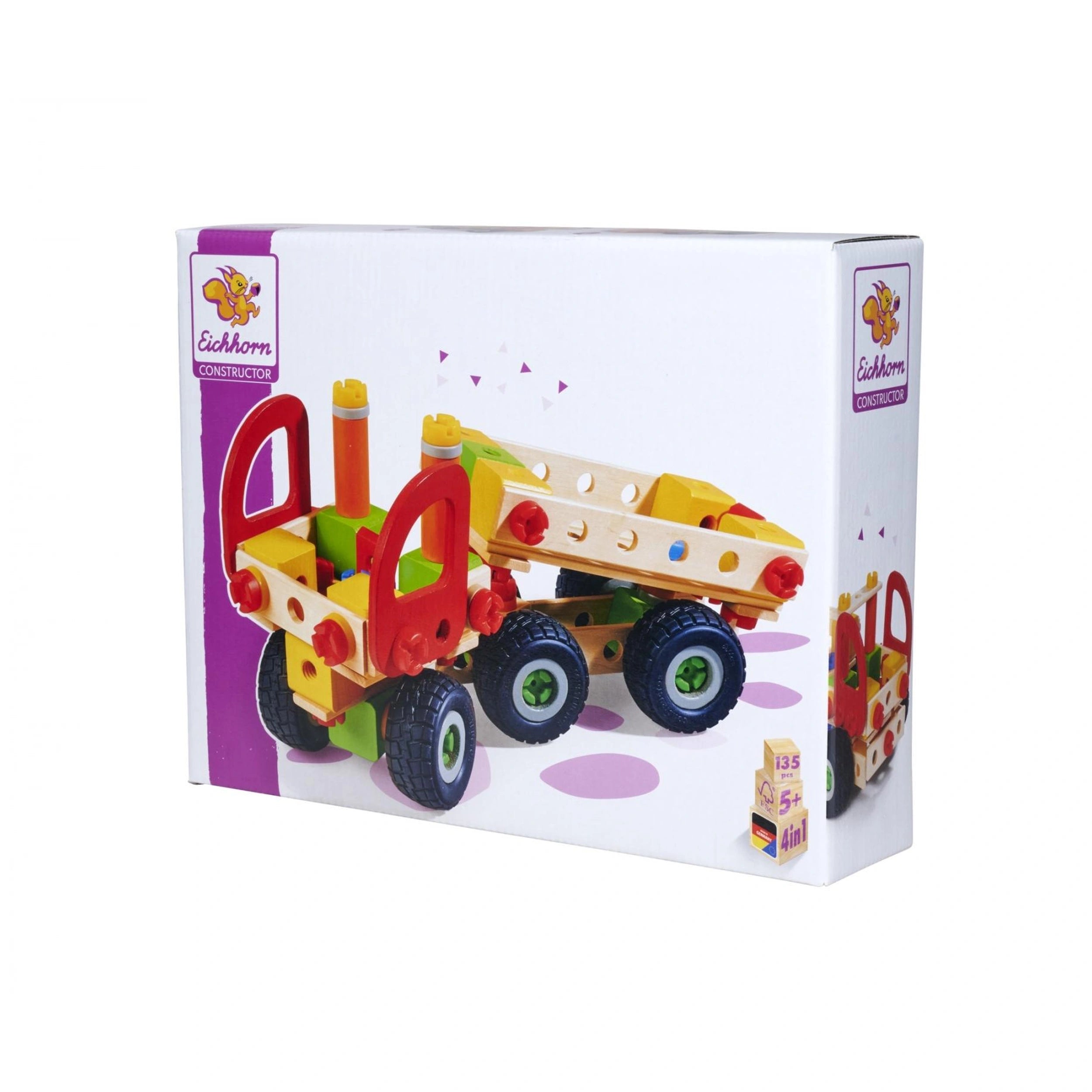 Eichhorn - Constructor Truck - 135 Stuks - Bouwset Speelgoed - Bouwset Speelgoed