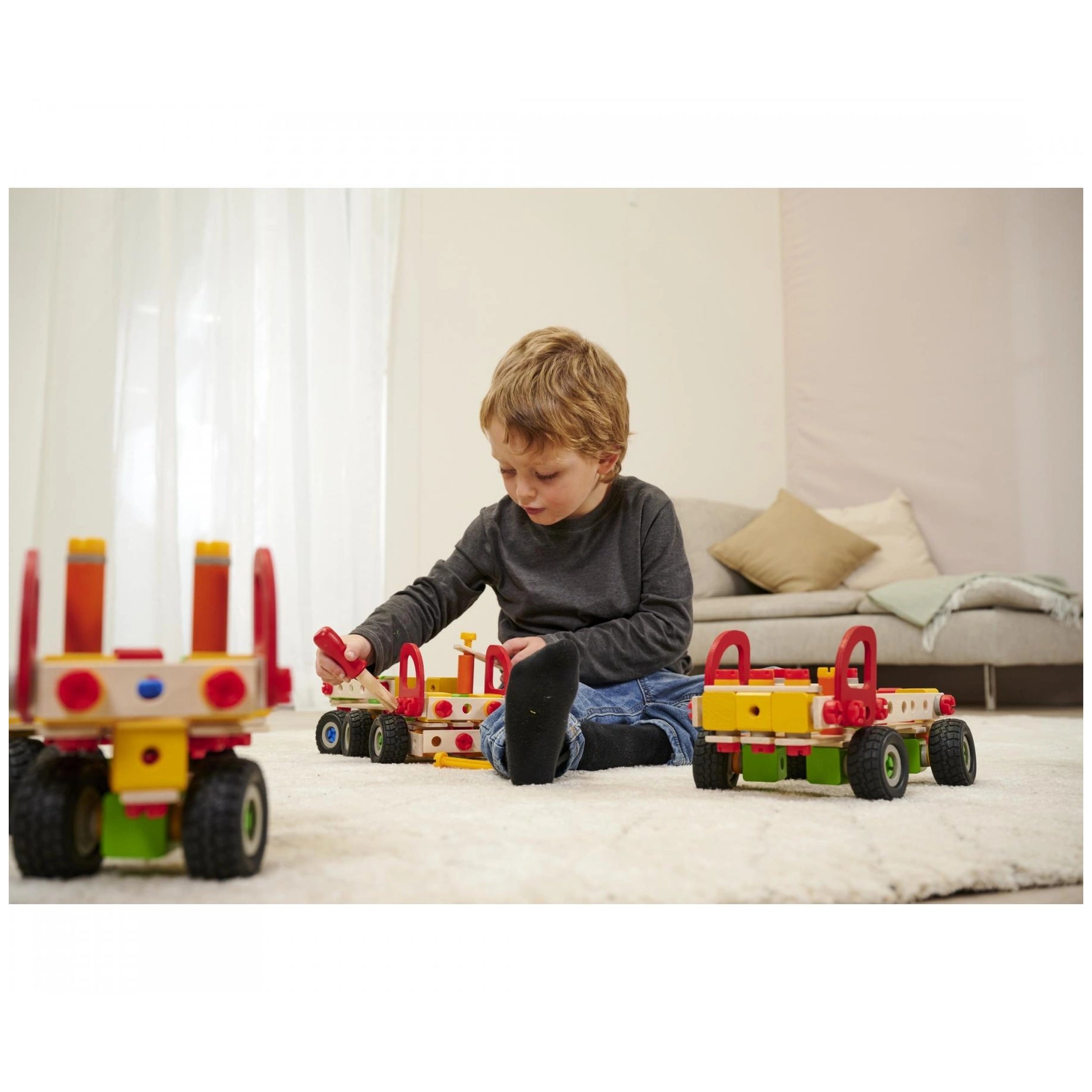 Eichhorn - Constructor Truck - 135 Stuks - Bouwset Speelgoed - Bouwset Speelgoed