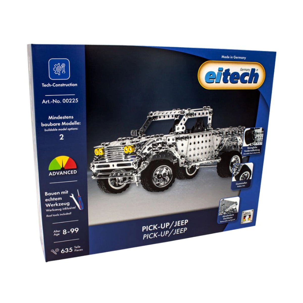 Eitech - Pickup en Jeep - Constructiespeelgoed