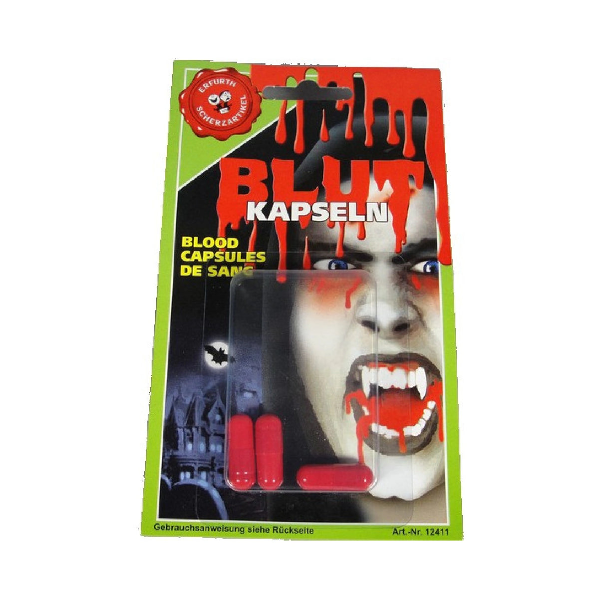 Erfurth - Nepbloedcapsules voor Halloween-make-up