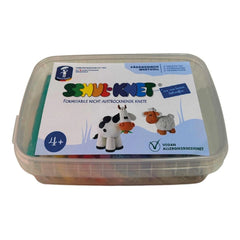 Feuchtmann - Basic Modelling Dough 10 X 40 Gr Colors In Trasparent Box - Clay & Modeling Dough