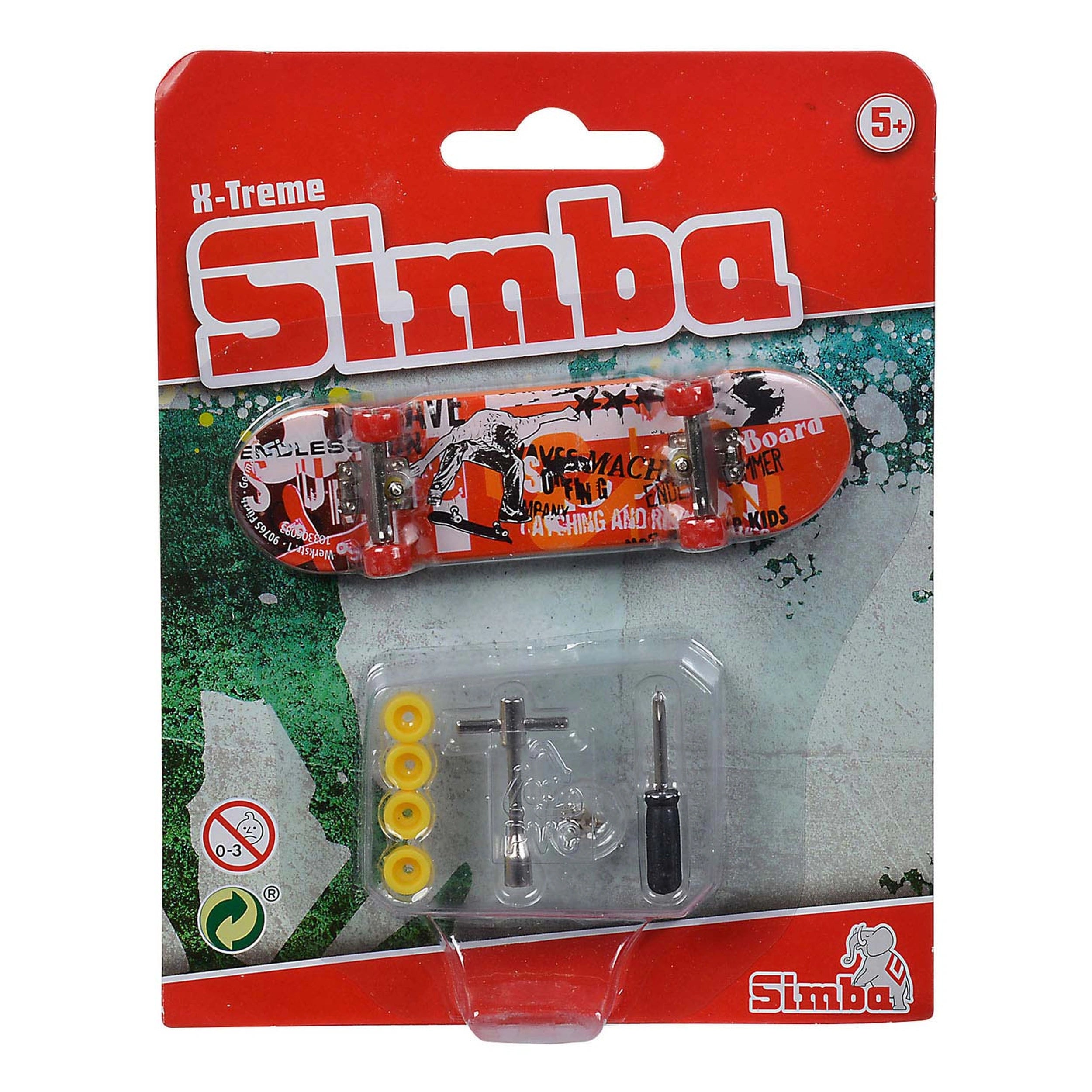 Finger Skateboard X-Treme Color with Accessories - Toy Playsets