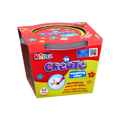 GLOBO - Knutselspullen - Kidea Klei - Soft-Touch Wit - 3 Jaar - Creatief Spel