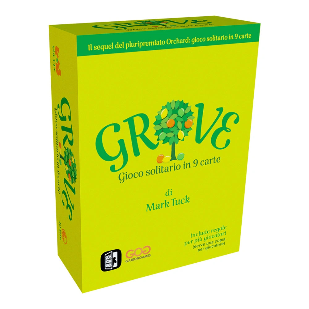 GateOnGames - Grove - Kaartspellen - 8+ - Solo Strategie - GOG27796 - Italiaanse Editie