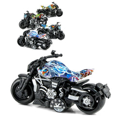 Ginmar - 1:32 Schaal Die-Cast Terugtrekmotorfietsen