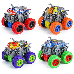 Ginmar - Graffiti Style 4Wd Friction-Powered Monster Quad – With Suspension