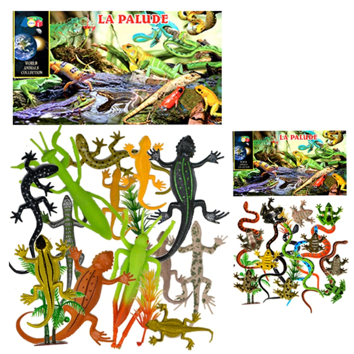 Ginmar - Swamp Creature Playset - Reptile And Amphibian Collection