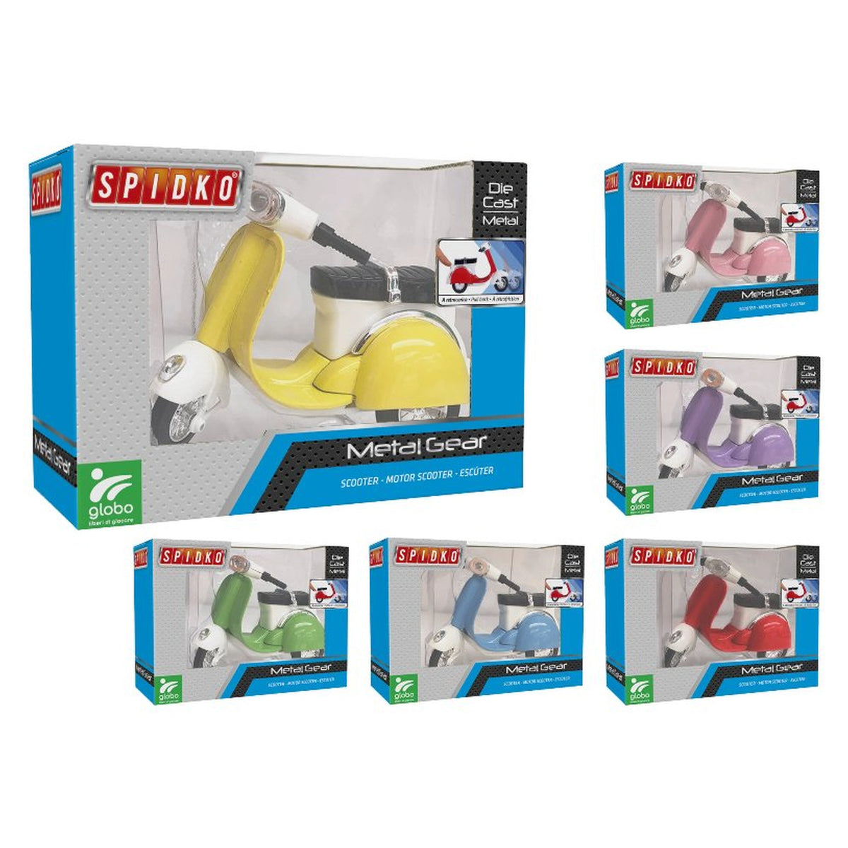 Globo - Spidko Metal Gear Scooter - Play Vehicles