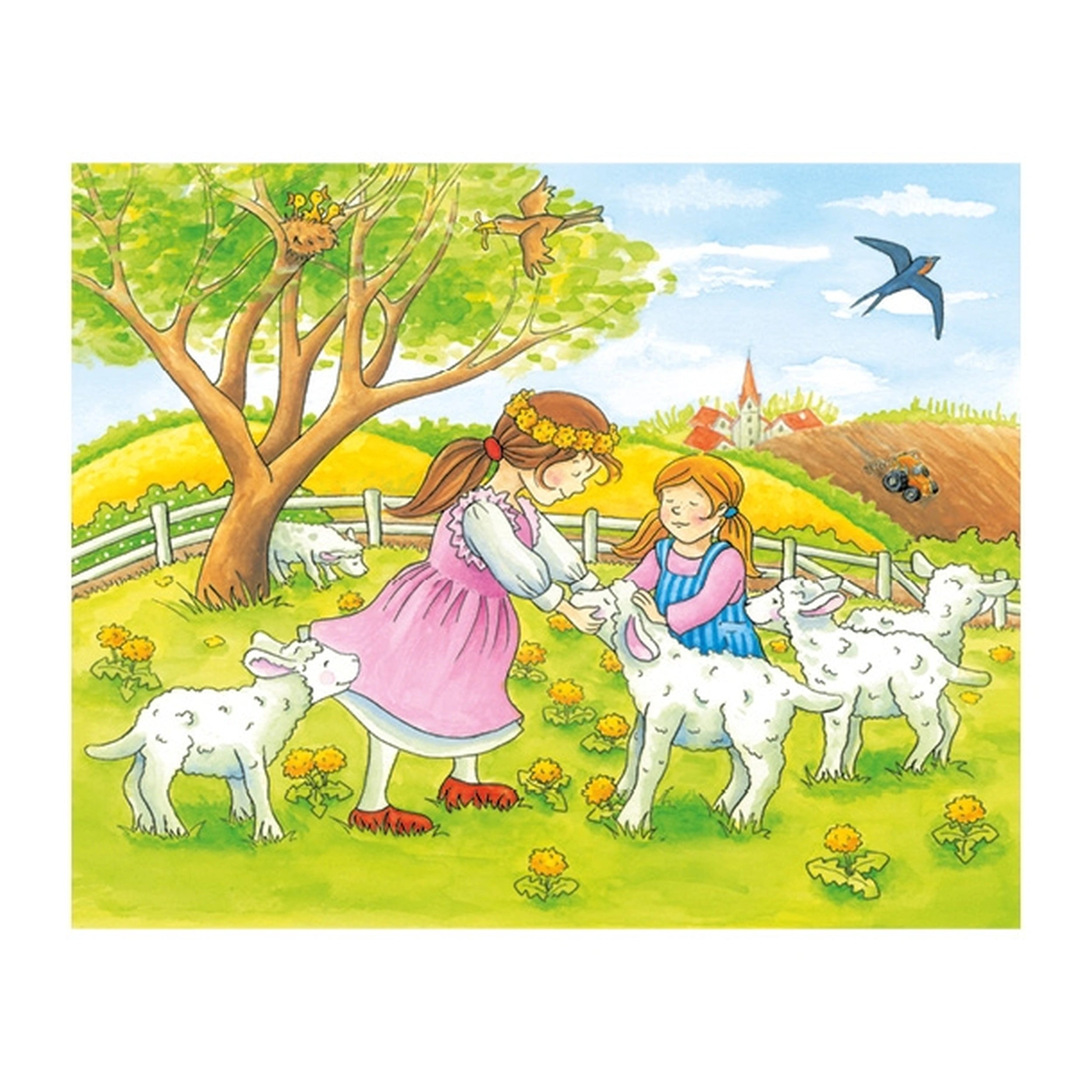 Gollness - Cube Puzzel Seizoenen Op De Boerderij - Puzzels