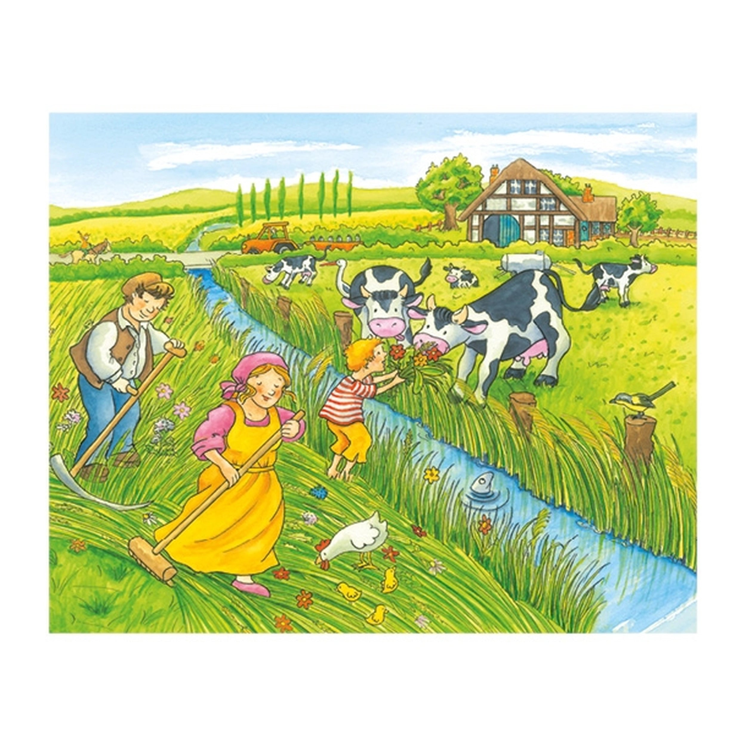 Gollness - Cube Puzzel Seizoenen Op De Boerderij - Puzzels