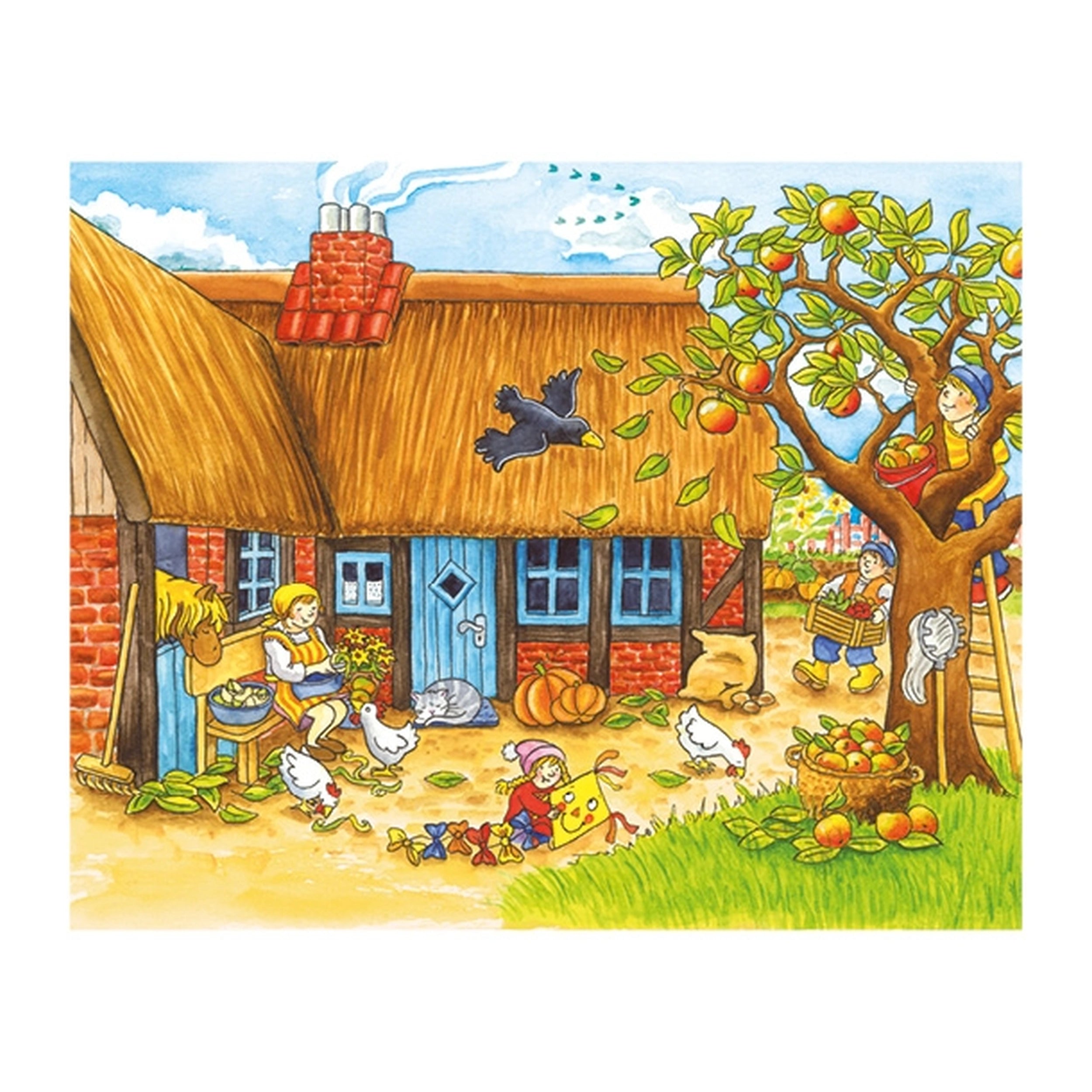 Gollness - Cube Puzzel Seizoenen Op De Boerderij - Puzzels