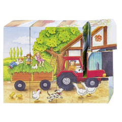Gollness - Cube Puzzel Seizoenen Op De Boerderij - Puzzels