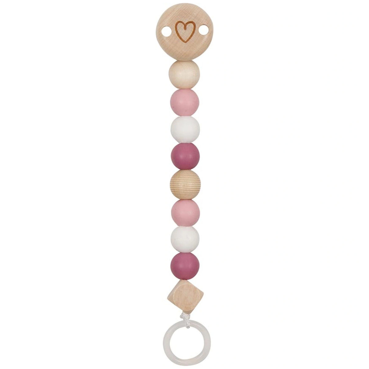 Gollness - Pacifier Chain Heart - Pacifiers & Teethers