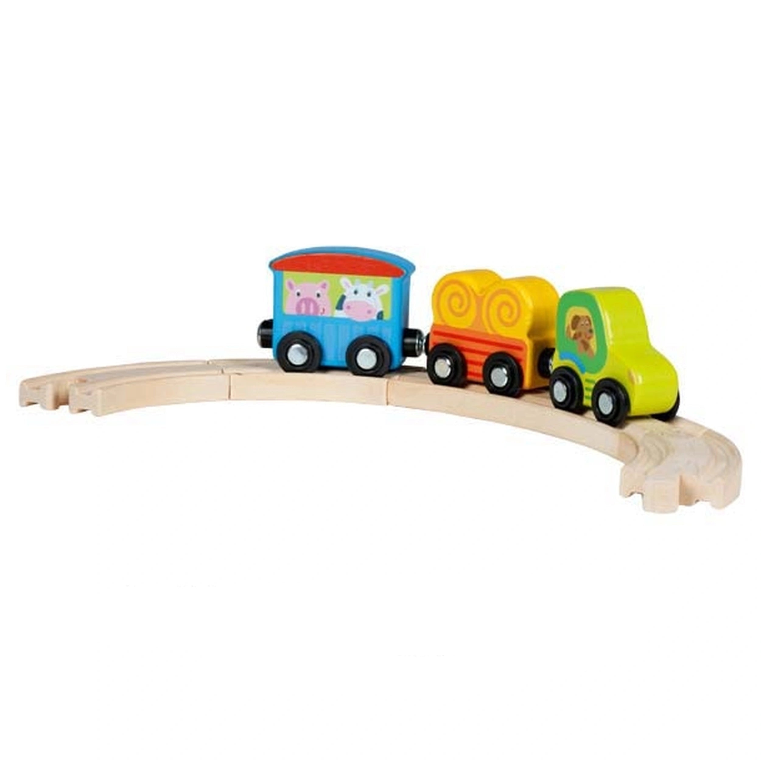 Gollness - Pepes Tractor met Magnetische Koppelingen - Speelgoed Treinen & Treinsets