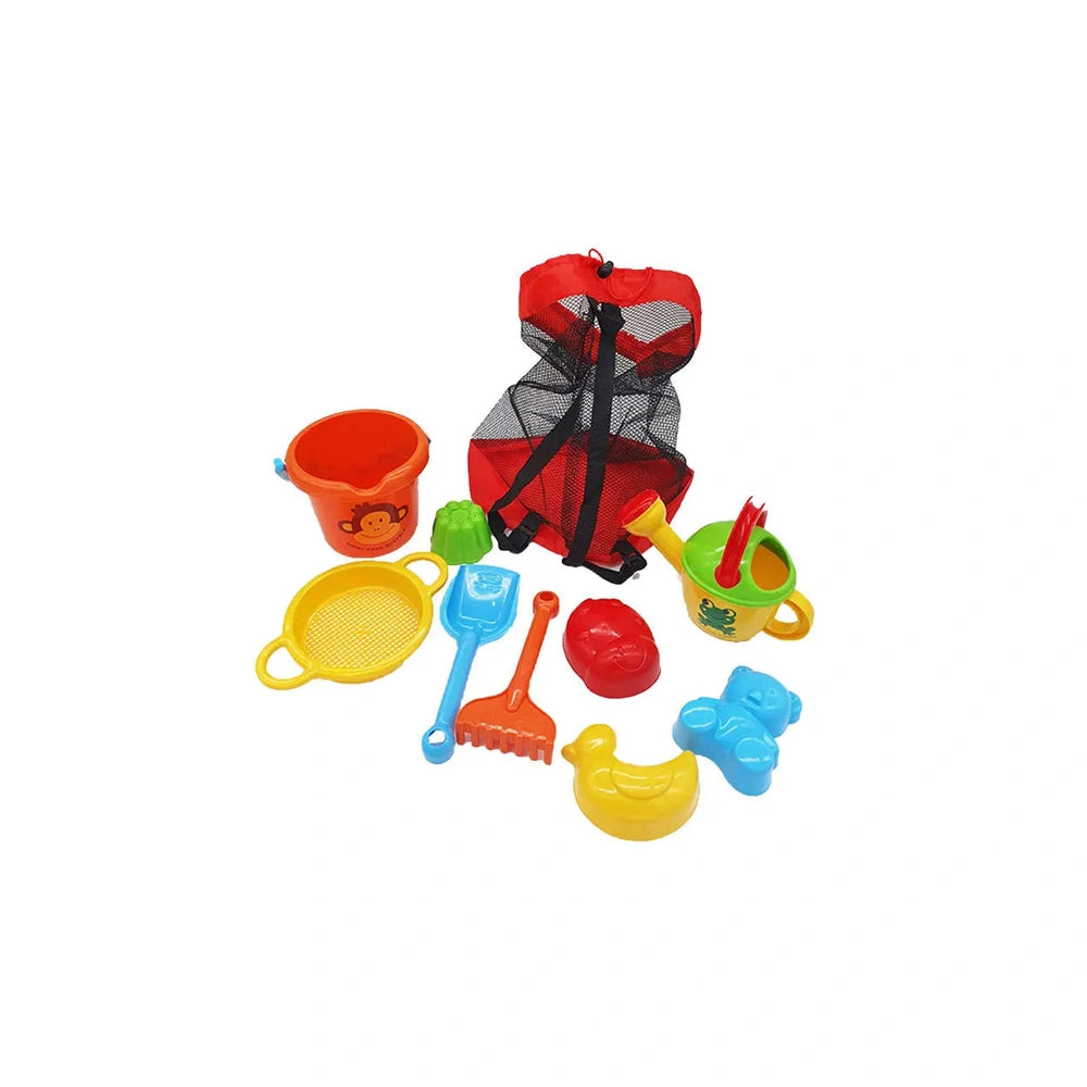 Gowi - Beach Toys - Sand Toy Set with Backpack - 3 Years and Up - Multi Colour
