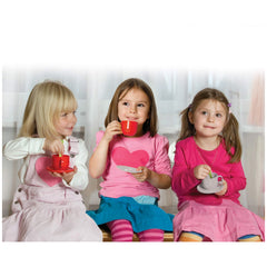 Gowi - Theeset "Tea 4 Two" 8 Stukken - Doen alsof Beroepen & Rollenspel