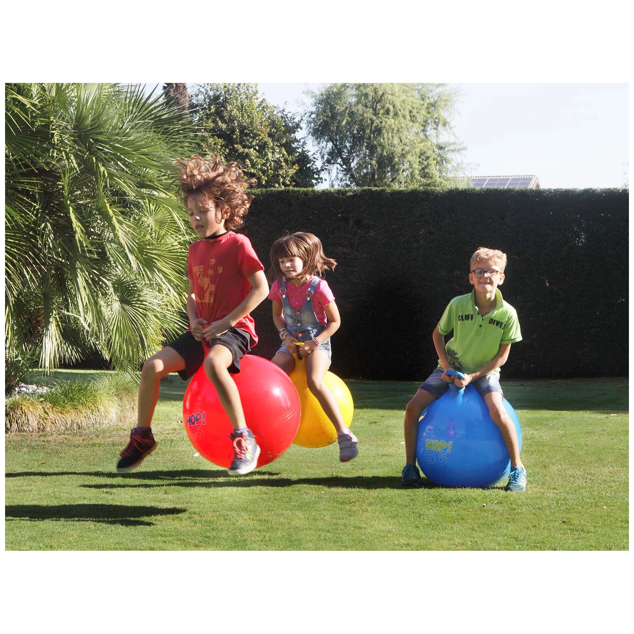 Gymnic - Hop Hop 45 Rijdend Speelgoed Springbal Geel